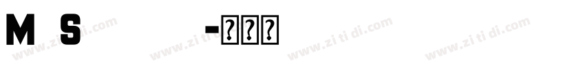 Mr Sheffield字体转换